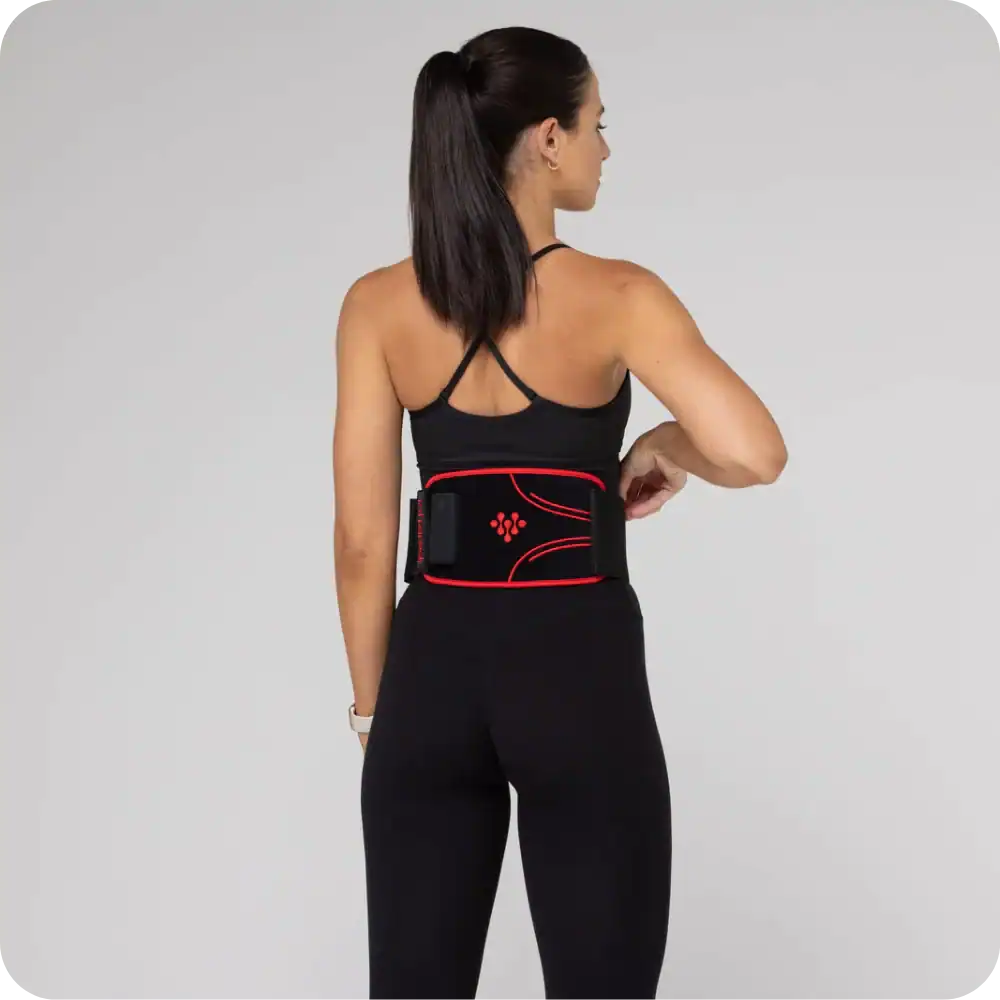 The Infraredi Red Light Therapy Body Wrap for back pain.