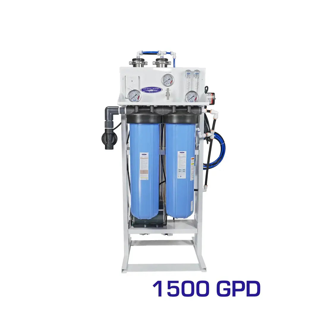 Crystal Quest Whole House Reverse Osmosis System 1500 GPD for pure water filtration.