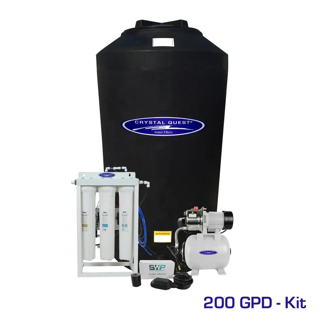 Whole House Reverse Osmosis System by Crystal Quest for pure water filtration.