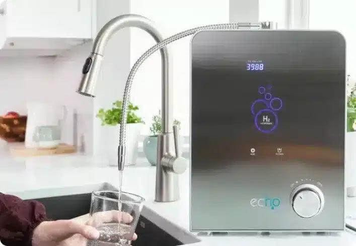 Echo H2 Hydrogen Water Machine with sleek design for enriched hydrogen water, promoting health benefits.