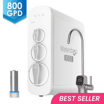 800 GPD Tankless RO System with UV Sterilizing Light - Waterdrop G3P800