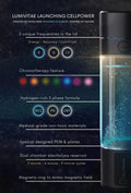 Lumivitae Cell Power Hydrogen Water Bottle features and design by Nuno Nina, showcasing hydrogen infusion technology and unique frequencies.