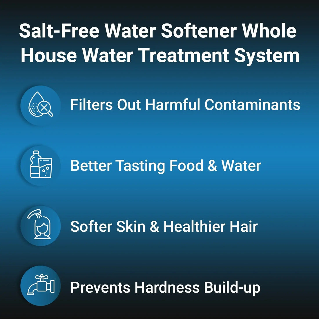 RKIN OnliSoft Pro Water Filter and Salt-free Water Softener For Whole House