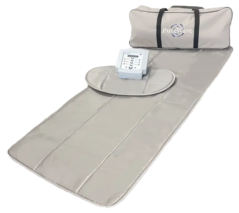 PureWave PEMF Mat with control unit, premium therapy for enhanced wellness, Gary Brecka 10X Health, transforms self-care routine.